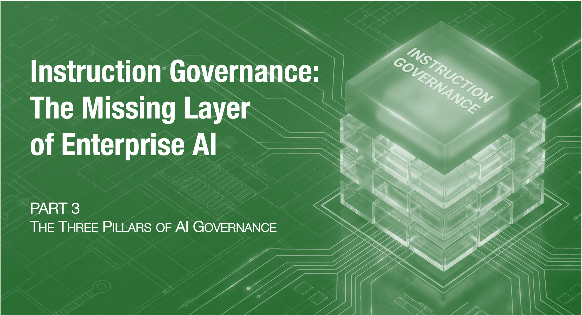 Instruction Governance: The Missing Layer of Enterprise AI (Part 3 of 4)