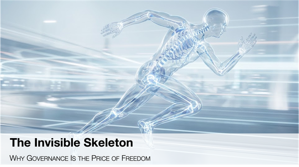 The Invisible Skeleton: Why Governance Is the Price of Freedom